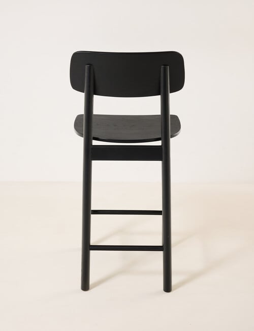 LUCA Furniture Palma Counter Stool, Black product photo View 03 L