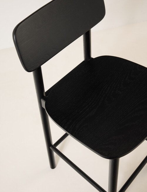 LUCA Furniture Palma Counter Stool, Black product photo View 04 L