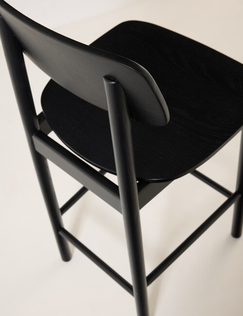 LUCA Furniture Palma Counter Stool, Black product photo View 05 L