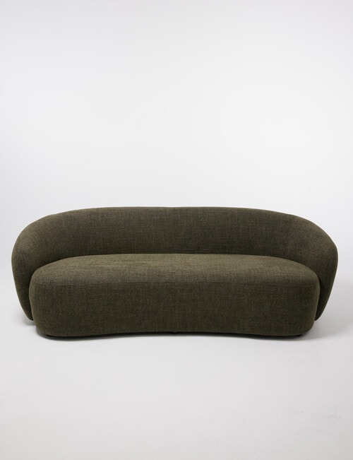 LUCA Furniture Callie Fabric 3 Seater Sofa, Green product photo View 02 L