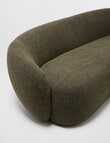 LUCA Furniture Callie Fabric 3 Seater Sofa, Green product photo View 04 S