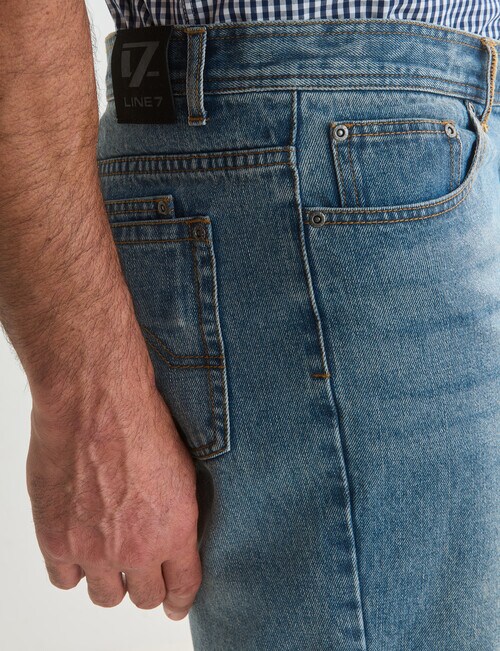 Line 7 Justine Short, Denim product photo View 04 L