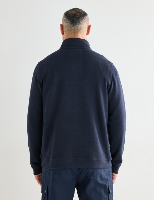 Line 7 Sean Fleece 1/4 Zip Sweatshirt, Navy product photo View 02 L