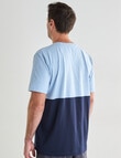 Line 7 Dante Short Sleeve Tee, Light Blue product photo View 02 S