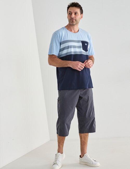 Line 7 Dante Short Sleeve Tee, Light Blue product photo View 03 L