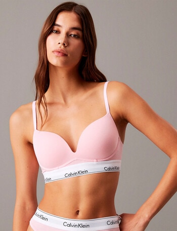 Calvin Klein Modern Cotton Push Up Bra, Buff Pink product photo