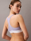 Calvin Klein Modern Rib LL Bralette, Lilac Quartz product photo View 02 S