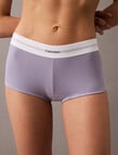 Calvin Klein Modern Rib Boyshort Brief, Lilac Quartz product photo