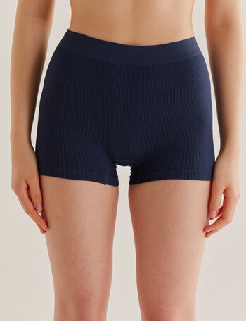 Honey Vegas Rib Shortie Brief, Navy product photo