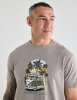 Logan Ride Print Tee, Beige product photo