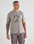 Logan Ride Print Tee, Beige product photo View 05 S