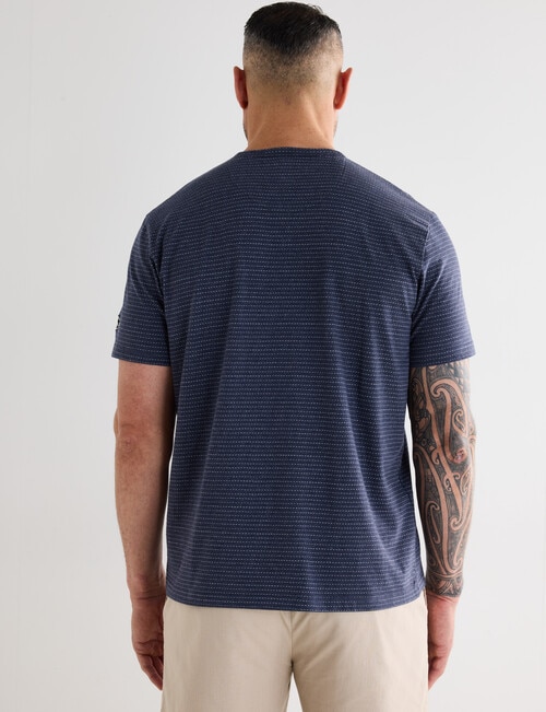 Logan Henley Flagstaff Tee, Indigo product photo View 02 L