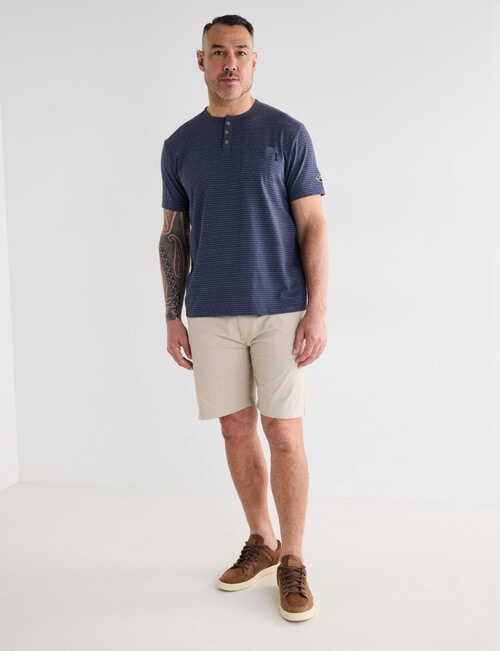 Logan Henley Flagstaff Tee, Indigo product photo View 03 L