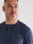 Logan Henley Flagstaff Tee, Indigo product photo View 06 S