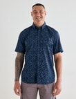 Logan Bruno Short Sleeve Shirt, Indigo product photo