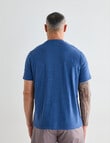 Logan Wave Print Tee, Navy Marle product photo View 02 S