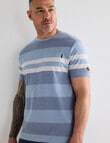 Logan Creed Tee, Stripe Denim product photo