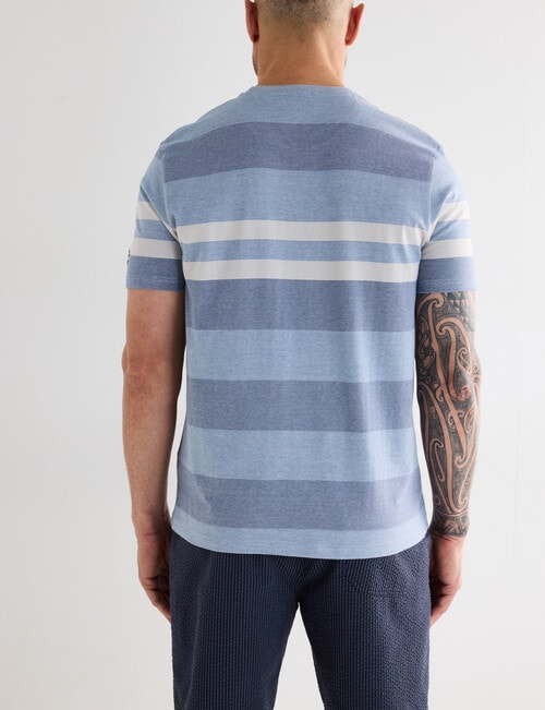 Logan Creed Tee, Stripe Denim product photo View 02 L
