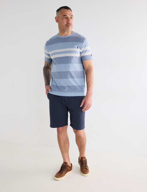 Logan Creed Tee, Stripe Denim product photo View 03 L