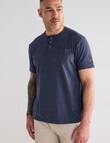 Logan Henley Flagstaff Tee, Indigo product photo View 05 S