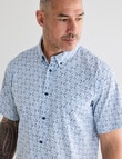 Logan Revan Short Sleeve Shirt Shirt, Blue product photo View 04 S