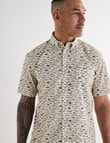 Logan Palmer Short Sleeve Shirt, Beige product photo