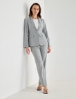 Oliver Black Classic Cross Hatch Blazer, Silver Marle product photo View 03 S