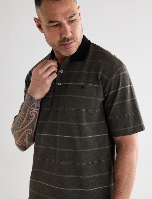 Logan Rhea Polo Shirt, Black product photo