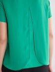 Oliver Black Double Layer Top, Green product photo View 04 S