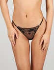 Bendon Romilly Thong Brief, Black product photo