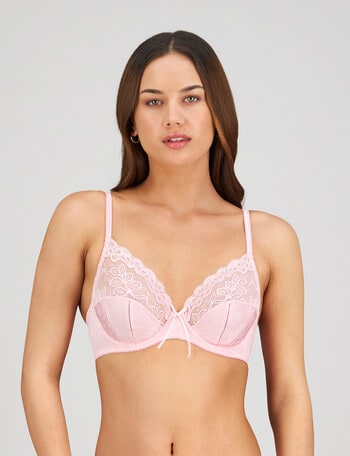 Bendon Yvette Underwire Bra, Icy Pink, B-DD product photo
