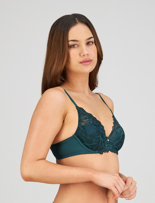 Bendon Embrace Contour Bra, Rain Forest, A-DD product photo View 03 L