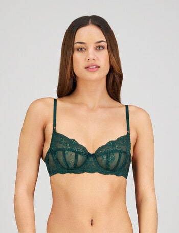 Bendon Sofia Underwire Bra, Rain Forest, B-G product photo