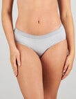 Bendon Simply Seamless Stripe Boyshort Brief, Grey product photo