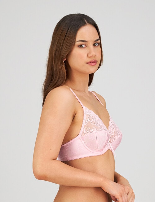 Bendon Yvette Underwire Bra, Icy Pink, B-DD product photo View 03 L