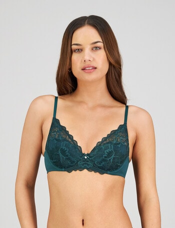 Bendon Embrace Contour Bra, Rain Forest, A-DD product photo
