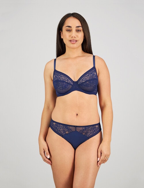 Bendon Eternal Underwire Bra, Medieval Blue product photo View 04 L