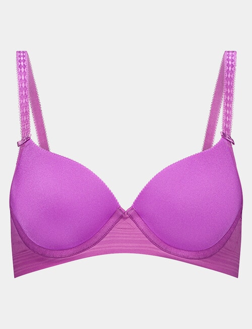 Bendon Body Contour Bra, Radiant Orchid, B-DD product photo View 04 L