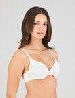 Bendon Angelica Contour Bra, White, B-DD product photo View 03 S