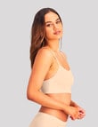 Bendon Simply Seamless Crop Top Bra, Nude product photo View 03 S