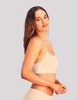 Bendon Simply Seamless Crop Top Bra, Nude product photo View 03 S