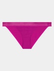 Bendon Stripe Elastic Tanga Brief, Fantasy Fuchsia product photo View 05 S