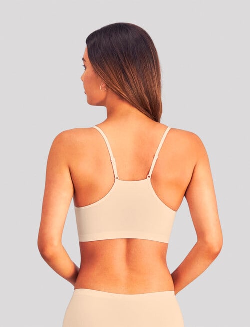 Bendon Simply Seamless Crop Top Bra, Nude product photo View 02 L
