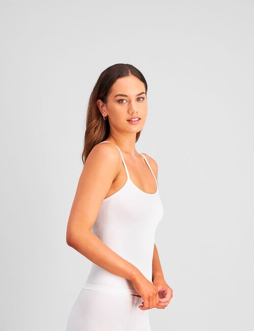 Bendon Simply Seamless Camisole, White product photo View 03 L