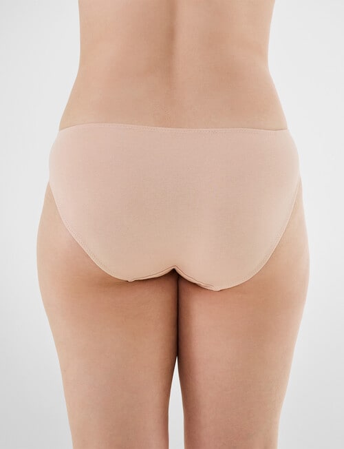 Bendon Embrace Floral Lace Bikini Brief, Latte product photo View 02 L