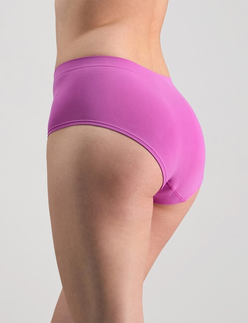 Bendon Seamless Soft Full Brief, Radiant Orchid product photo View 04 L