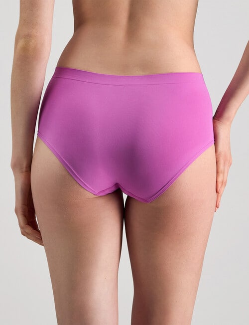 Bendon Seamless Soft Full Brief, Radiant Orchid product photo View 02 L