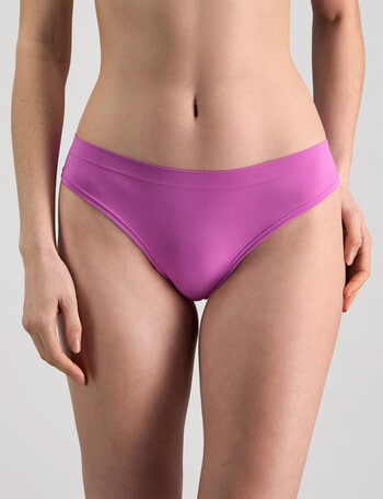 Bendon Seamless Soft Thong Brief, Radiant Orchid product photo