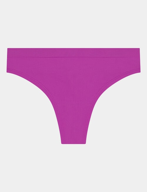 Bendon Seamless Soft Thong Brief, Radiant Orchid product photo View 03 L