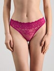 Bendon All Lacey Thong Brief, Fantasy Fushia product photo